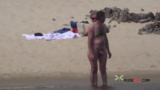 free adult clip 24  Bouncy breasted naturist teen strips and bares all 4, nude beaches on teen-1