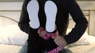online porn video 37 White Flip-Flops Tickle, fat girl fetish on femdom porn -1