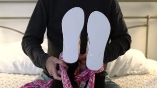 online porn video 37 White Flip-Flops Tickle, fat girl fetish on femdom porn -2