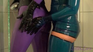 porn video 11 Latex Porn – 7790 – Latex Fun In The Shower With Latex Izzy, mature femdom feet on femdom porn -4