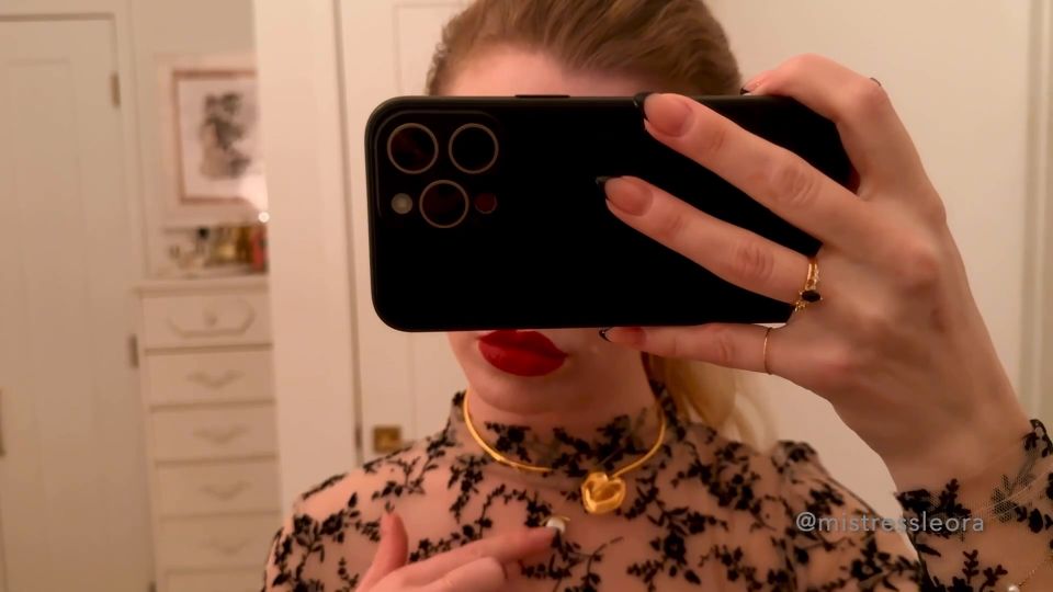 porn clip 44 pet play fetish Mistress Leora – Date night outfit 2 – mesh black minidress high ponytail, femdom pov on pov