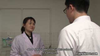 Sayaka Aishiro is shy to meet a guy in the toilet!!!-2