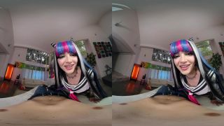 Dangaropa: Ibuki Mioda A XXX Parody - Lola Fae Oculus Rift - [Virtual Reality]-1