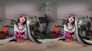 Dangaropa: Ibuki Mioda A XXX Parody - Lola Fae Oculus Rift - [Virtual Reality]-4