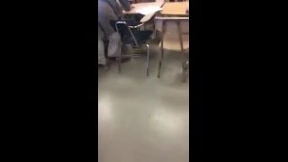 School fight, hair pulling, and tit slip   202-0