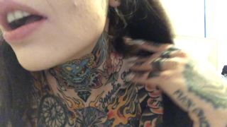 M@nyV1ds - TigerLillySuicide - Showing off my tattoos, mouth and pussy-5