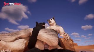 [GetFreeDays.com] Wolf Furries FuckingLuna x Rezir018Wildlife3D Adult Film July 2023-0