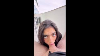 Femdom porn Brenda Trindade Balcony Blowjob With Brenda Trindade-2