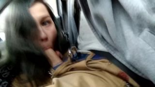 Highway Head - - Horny Cocksucker gives Blowjob in Car while Driving Fisting!-7