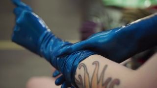 video 33 Miss Ellie Mouse – Fitting of Blue Latex Gloves on fetish porn fabulously fetish-5