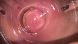 Cute PussyCamera deep inside Mia's teen creamy pussy, Transparent dildo fuck-3