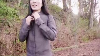 Almond Tease Shows Off Her Wet Little Pussy While On A Nature Hike solo Almond Tease-0