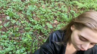 Risky Public Sex In The Forest With Californiababe - Public-5