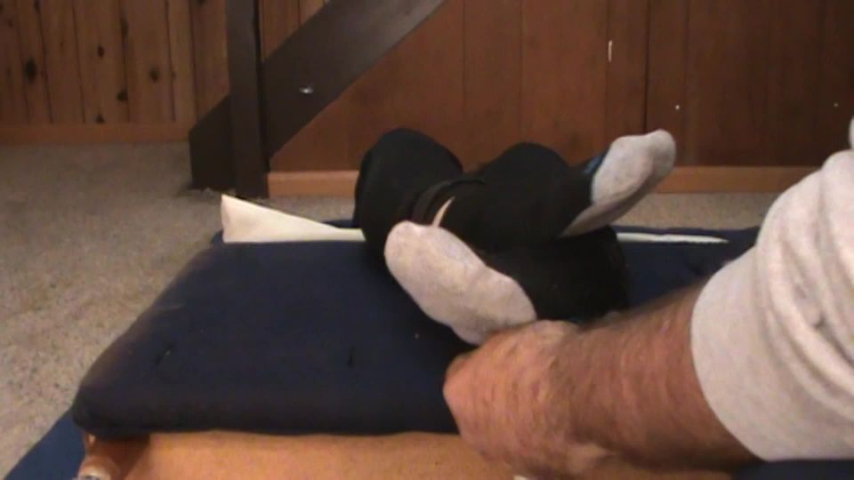 video 21 Back in Black! - tickling feet - feet porn sweaty foot fetish