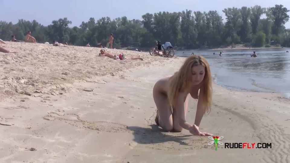 A game of badminton played between teen  nudists