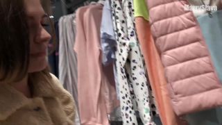 adult video 38 MarySlava - DEEPTHROAT BLOWJOB IN THE FITTING ROOM. Swallow his cum  on blonde porn amateur tits pov-1