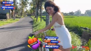 Cute Rice Picker Girl 18 Y.o. Fucks New Boss on His Farm - Creampie-2
