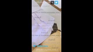 payabanannie - พยาบาลไปอบรมนัดหนุ่มใน Tinder มาเย็ดที่โรงแรม ถอดถุงเย็ดสด จับควยขึ้นขย่มหน้ากระจก ถ่ายคลิปกำลังเย็ด-8