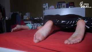 xxx video 8 sarah shevon femdom Czech Soles – Mother and daughter cuddly bare feet in bed, czech on czech porn-6