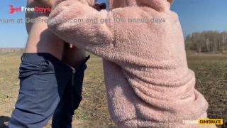 [GetFreeDays.com] Stepsister in a Plush Hoodie Moans all Over the Field from a Big Cock in Her ... Adult Stream July 2023-8