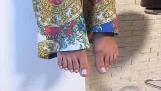 Noemis World – Hot Salma drinking coffee barefoot-7