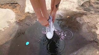 Custom Fetish - Sabrina s Wet Dirty Socks and Sneakers - Fetish-4