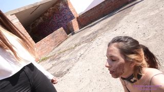 Alisa, Nicole - Humiliation on an abandoned house - LickingGirlsFeet (FullHD 2024) New Porn-4