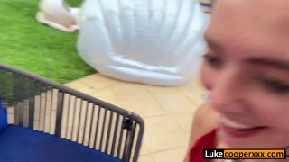Fucking Perfect PAWG 18 Year Old Amateur Pool Date Sloppy Rough-2