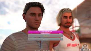 Romantic DOMINO BEACH 03 - Visual Novel Gameplay-3