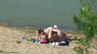 xxx video clip 11 Sexy Blonde In Thong Fucks On The Beach on amateur porn nasty hardcore porn-7