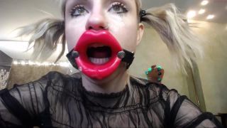 7674 RED LIPPSTICK MASK BDSM RED LIPPS-2