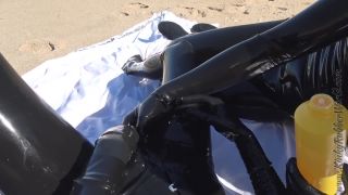 adult xxx clip 6 carmen rivera femdom 7139 Latex Catsuit Fuck on the Beach, fetish on femdom porn-3