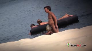 Young nudists fumble grease on each other's naked  bods-6