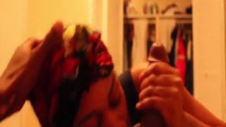Amateur 9658-Horny ebony gives the hottest blowjob and handjob ever Black!-3