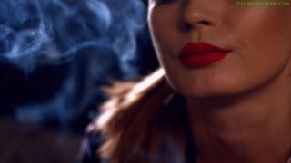 Anna Smokes Vs All White 120s In A Little Kimono.-6
