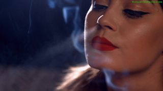 Anna Smokes Vs All White 120s In A Little Kimono.-7