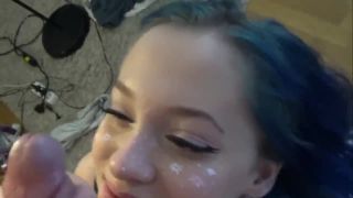 10792 Blue haired pixie cosplay nympho fuck cum slut - homemade - femdom porn amateur wife tube-0