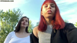 xxx video clip 4 Petite Princess Femdom – Two Mistresses Brought You To The Forest To Pov Spit And Humiliate You And Then Leave You There on threesome princess jennifer femdom-0