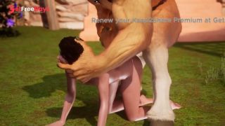 [GetFreeDays.com] Small Cock Femboy Chokes on Furry Minotaur Monster Cock and takes it in the Ass PoV Hentai Animation Porn Film December 2022-6