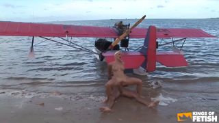 Busty Babe Get All Fuck Holes Smashed By A Muscular Man On The Beach An-5