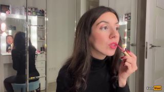 Handjob Ruined Makeup with Cum on Face - Public Cumwalk Covered in Sperm Katty West-2