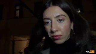 Handjob Ruined Makeup with Cum on Face - Public Cumwalk Covered in Sperm Katty West-6