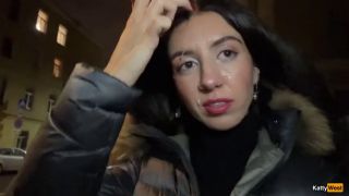 Handjob Ruined Makeup with Cum on Face - Public Cumwalk Covered in Sperm Katty West-8