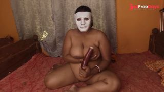 Indian call girl bhabhi fucking with a Brinjal and squirting herself so hot.-3