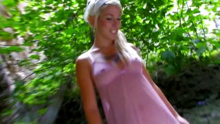 Milky With Natural Tits Fucks And Gives A Blowjob In The Countryside-0