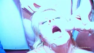 Tons of Facial Cumshots for Mature British Blonde - Yanca - Bukkake-4
