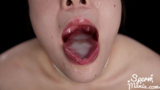 free porn video 19 Aya Komatsu swallows tons of thick white cumshots [453.4 MB] on femdom porn premium bukkake gokkun cum-5
