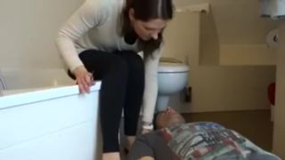 xxx clip 38 goddess harley femdom Pedicure slave, slave on femdom porn-1