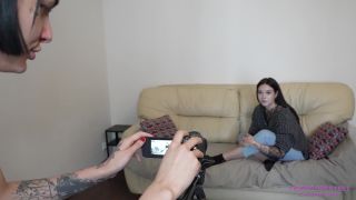 clip 8 Licking Girls Feet: CAROLINE - Could you please humiliate me on camera | femdom | femdom porn foot fetish la-1