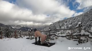 porn video 20 cruel bdsm femdom porn | BondageLife - Lounging In The Snow Rachel Greyhound | bondagelife-3
